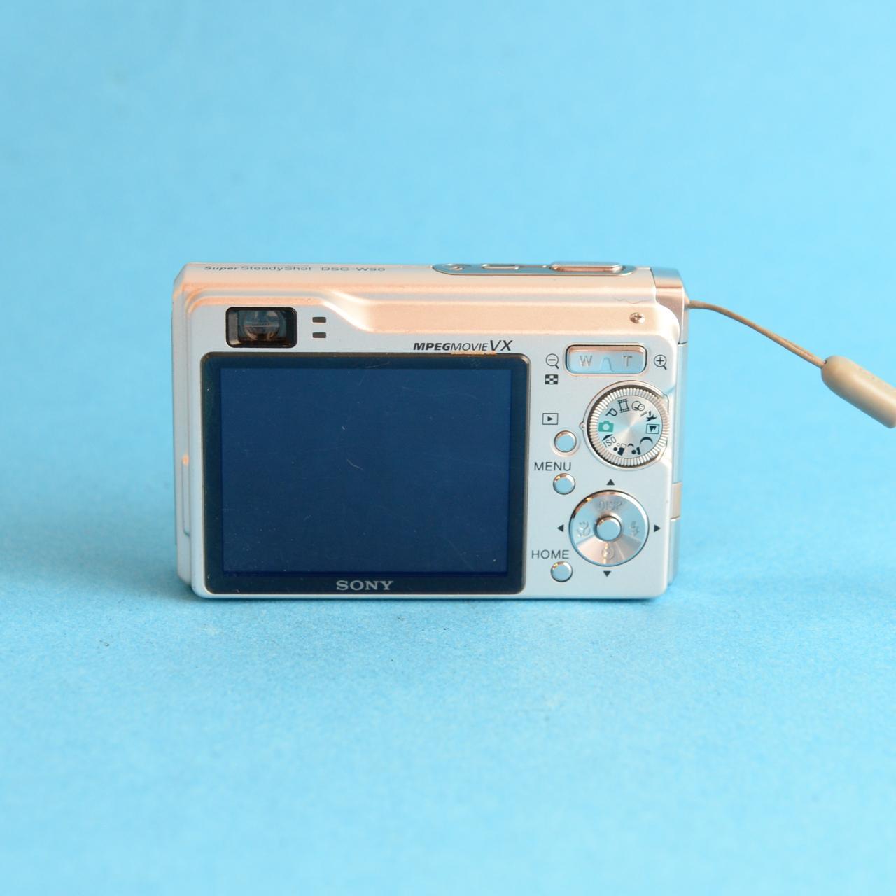 Sony Cyber-shot DSC-W90 Digital Camera | 8MP | Tested & Working | Silver