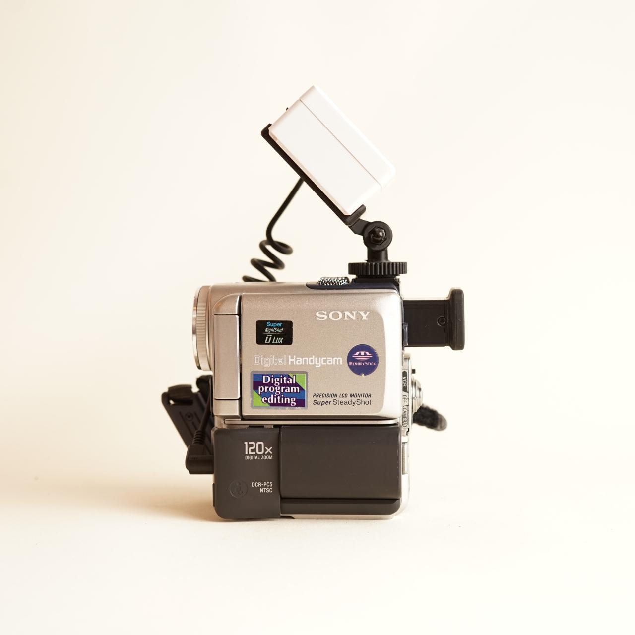 Sony Handycam DCR-PC5 with Tapeless Accessories | Camcorder | Tested & Working | Silver