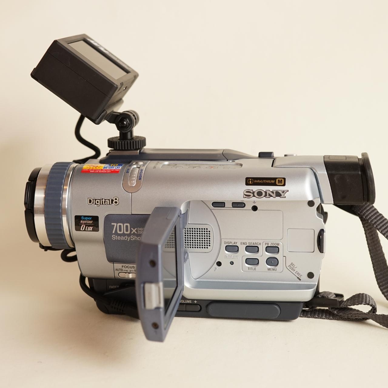 Sony Handycam DCR-TRV230 Digital8 Camcorder with Tapeless Setup | Camcorder | Tested & Working | Silver
