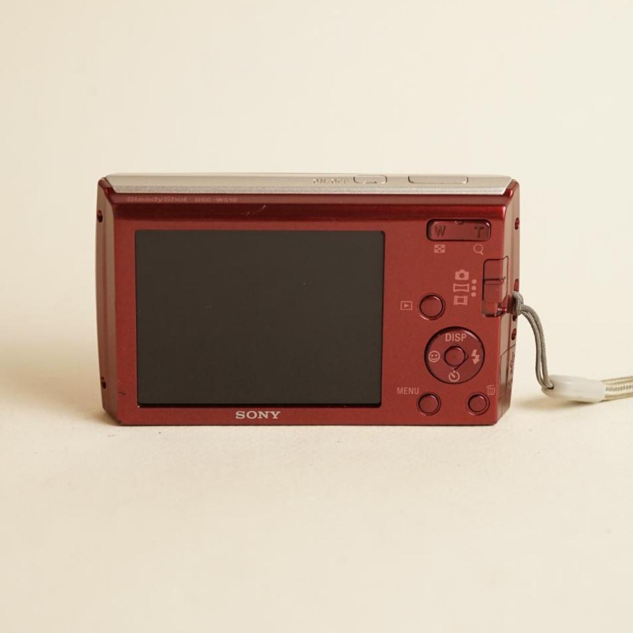 Sony Cyber-Shot DSC-W510 Digital Camera | 12.1MP | Tested & Working | Red