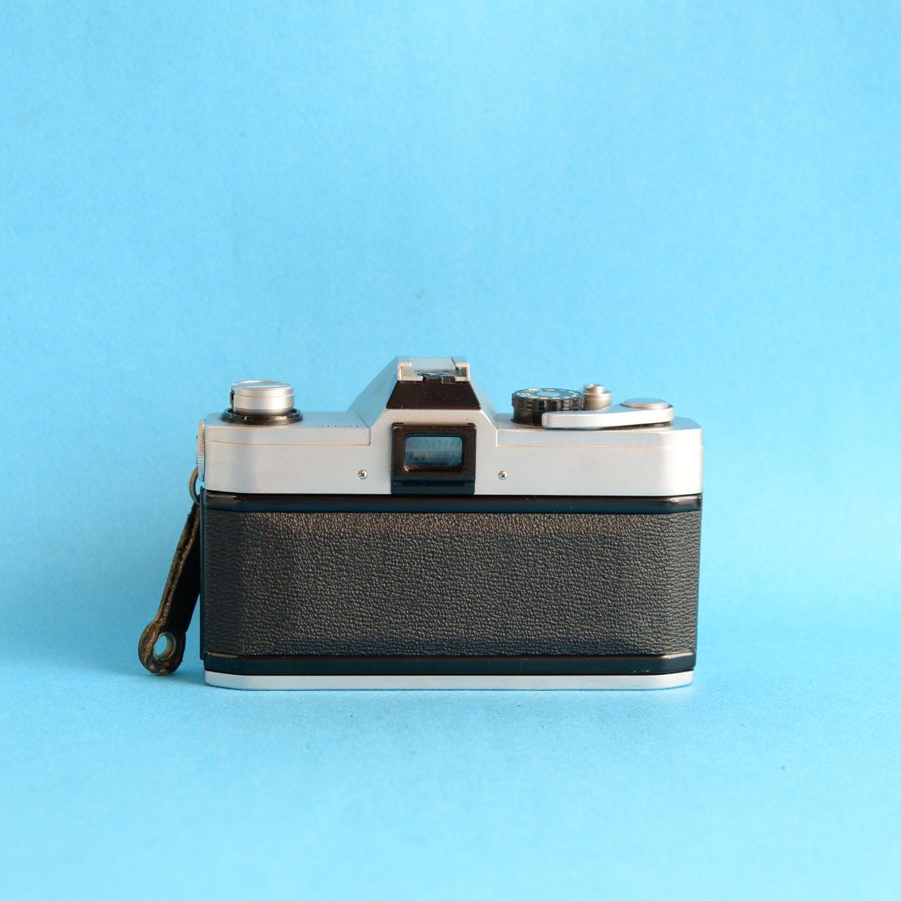 Canon TX Film Camera with Canon FD 50mm Lens | 35mm SLR | Tested & Working | Silver & Black