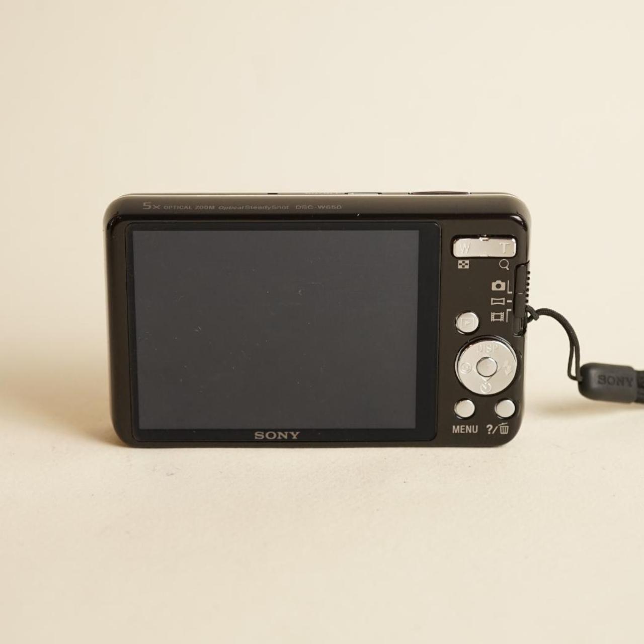 Sony Cyber-shot DSC-W650 Digital Camera | 16.1MP | Tested & Working | Black