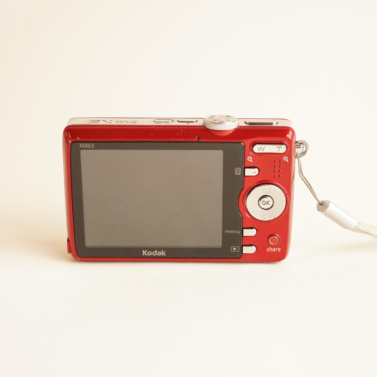 Kodak EasyShare M863 Digital Camera | 8MP | Tested & Working | Red