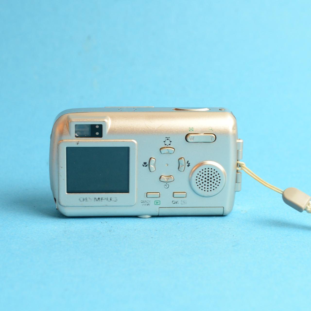 Olympus Stylus 410 Digital Camera | 4MP | Tested & Working | Silver