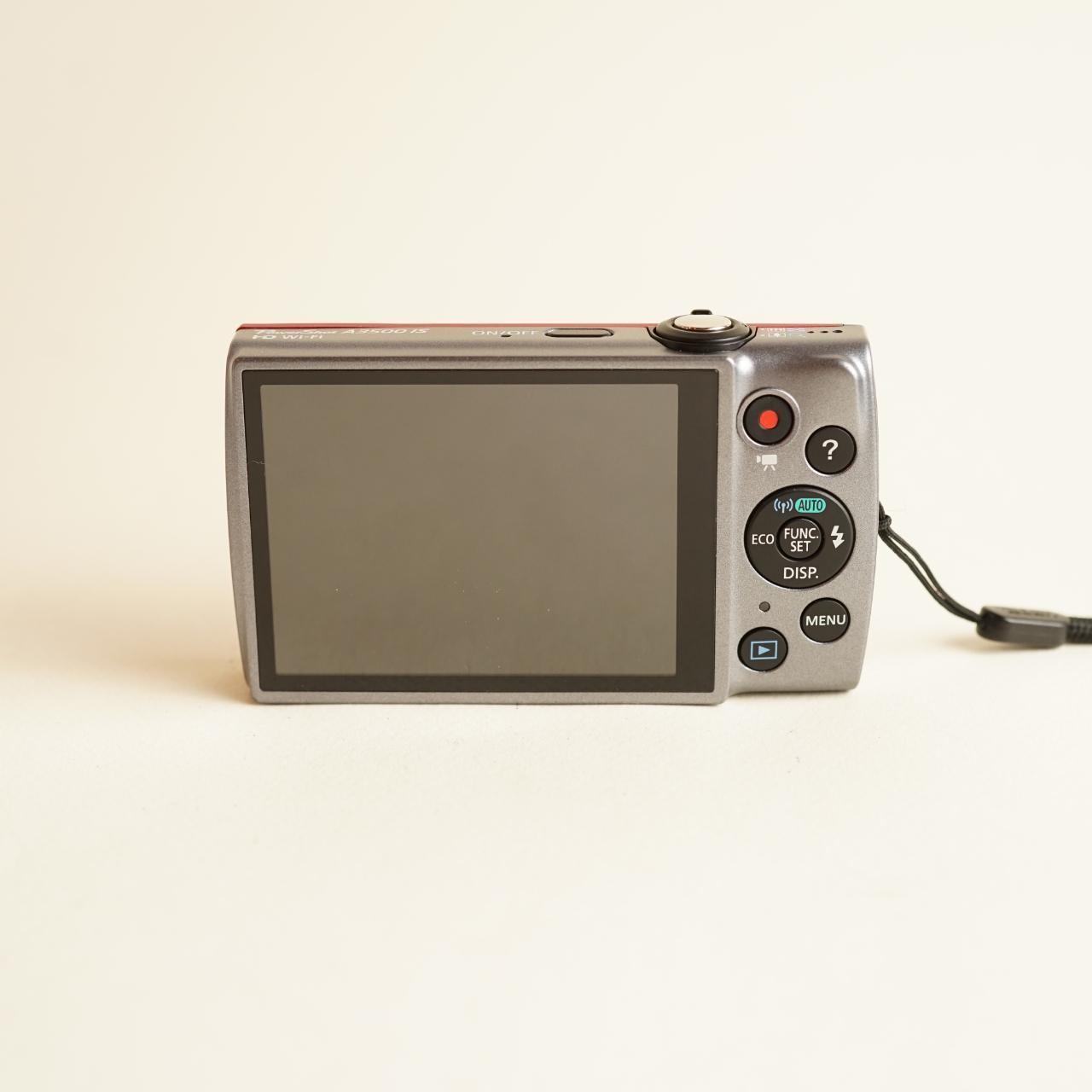Canon PowerShot A3500 IS Digital Camera | 16MP | Tested & Working | Red