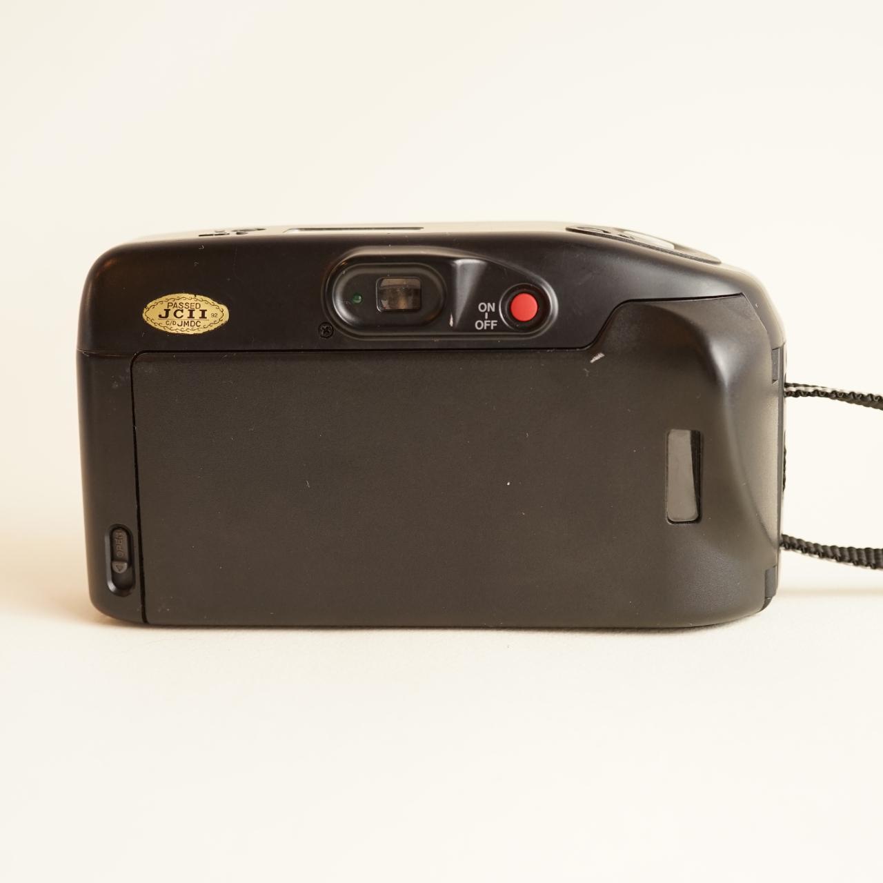 Canon Sure Shot Zoom-S Film Camera | 35mm Point & Shoot | Tested & Working | Black