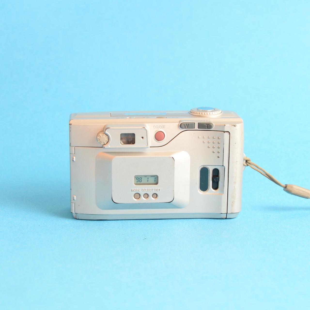 Fujifilm Super 1200 AZ Film Camera | 35mm Point & Shoot | Tested & Working | Silver