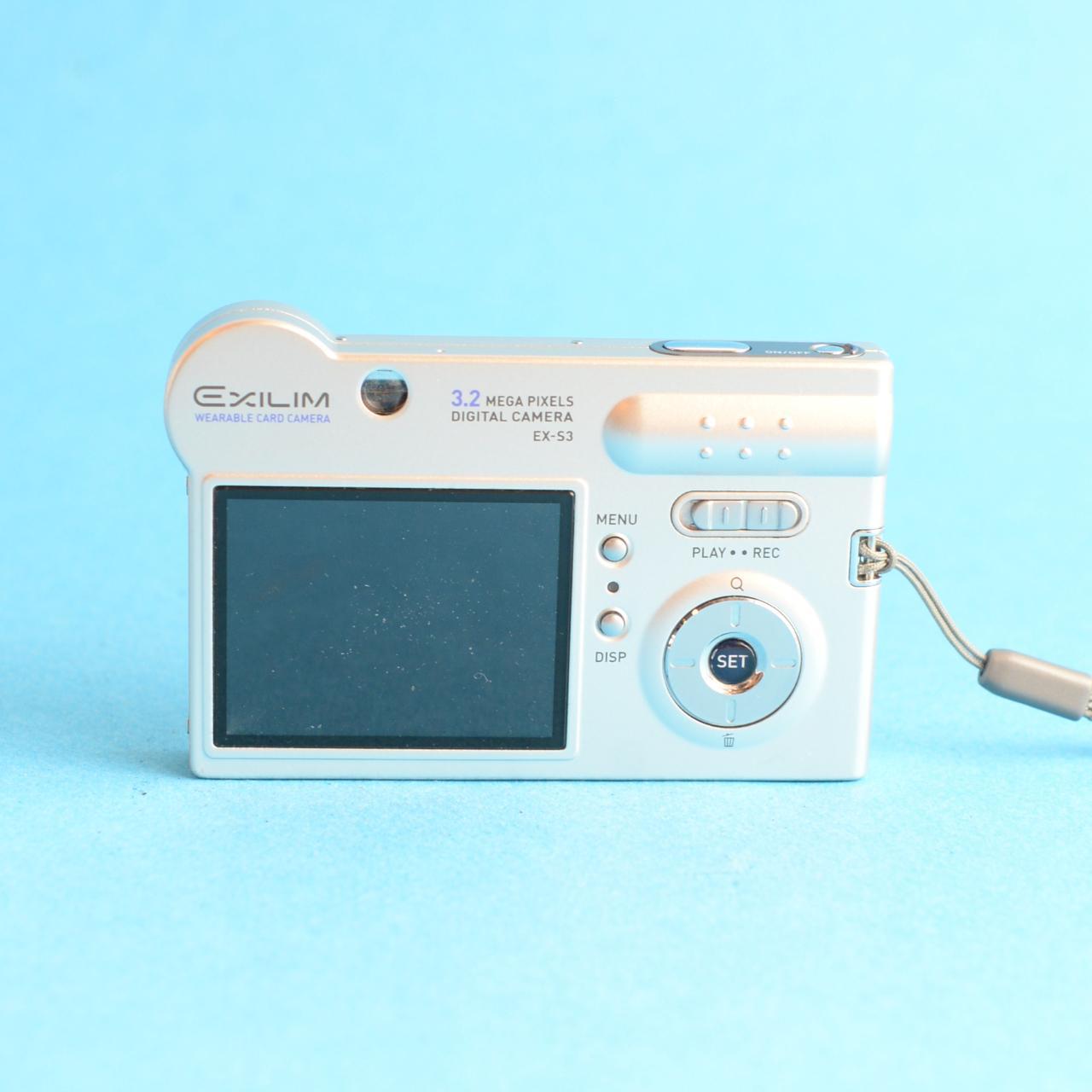 Casio Exilim EX-S3 Digital Camera | 3.2MP | Tested & Working | Silver