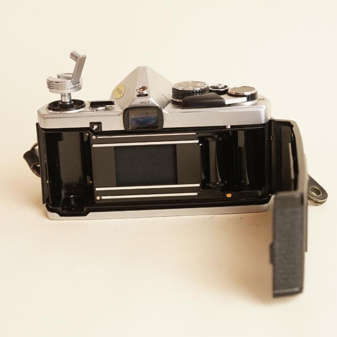 Olympus OM-2N 35mm SLR Film Camera | Tested & Working | Black & Silver