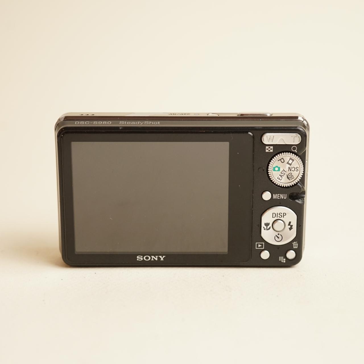 Sony Cyber-shot DSC-S980 Digital Camera | 12.1MP | Tested & Working | Black