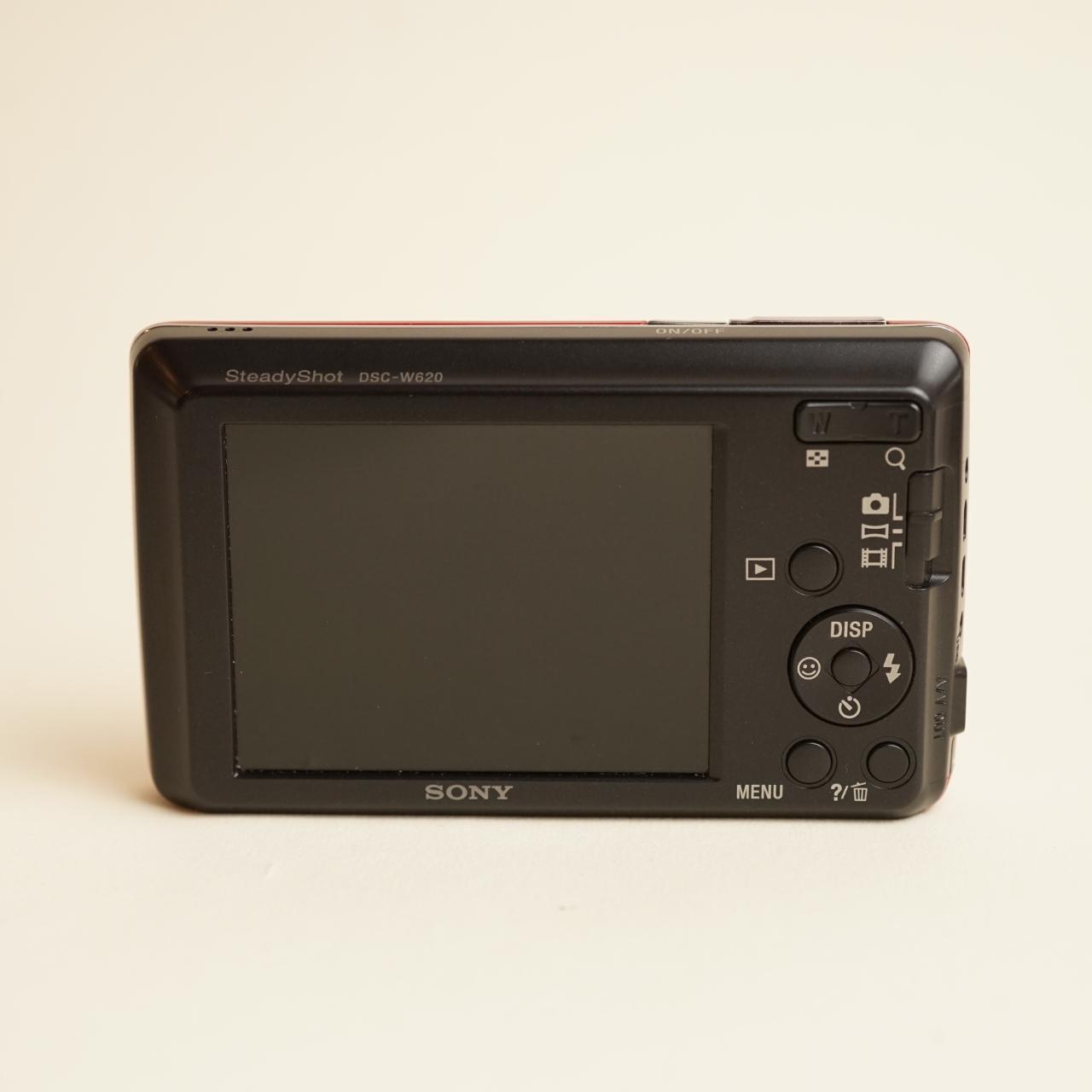 Sony Cyber-shot DSC-W620 Digital Camera | 14MP | Tested & Working | Red