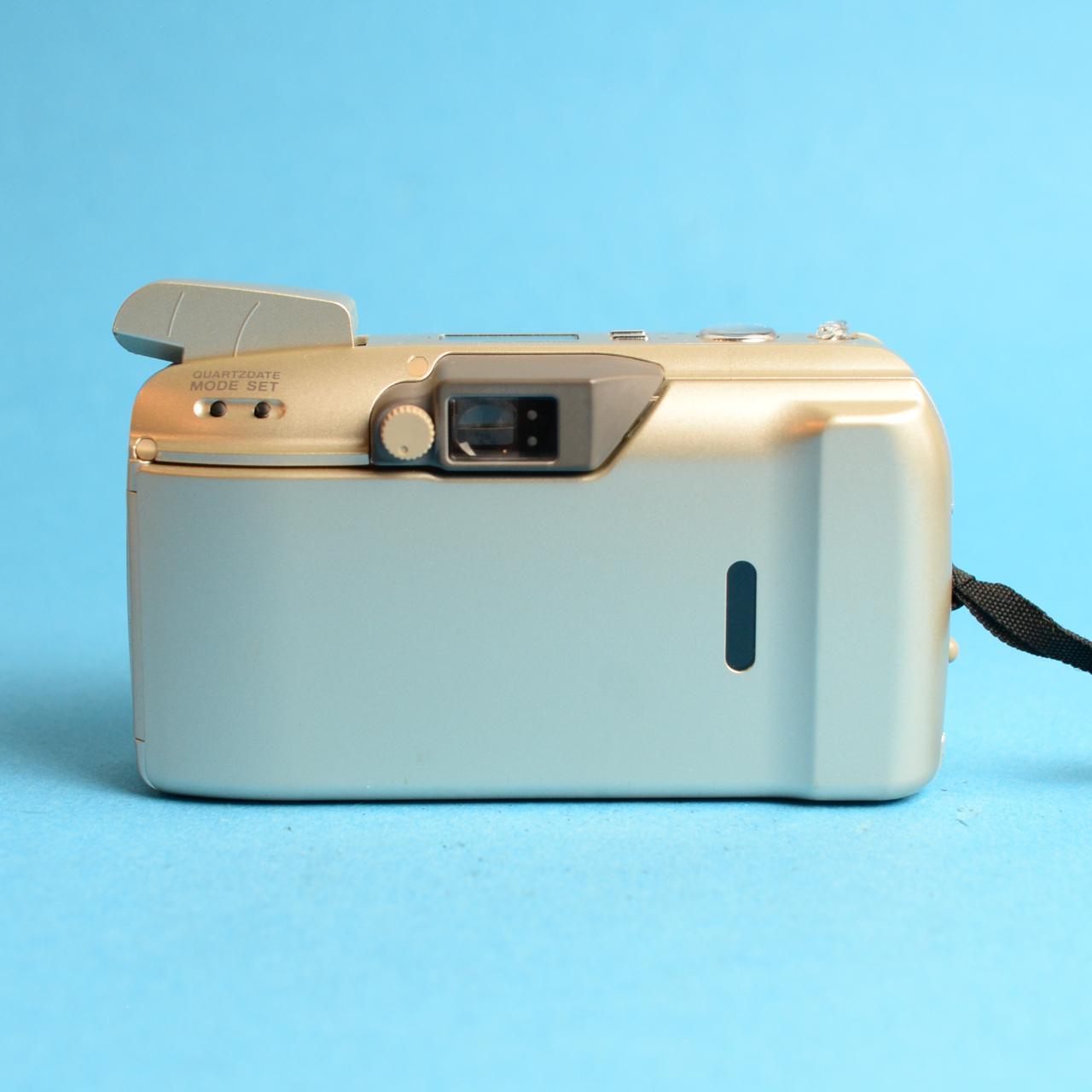 Olympus Stylus Epic Zoom 170 Film Camera | 35mm Point & Shoot | Tested & Working | Gold