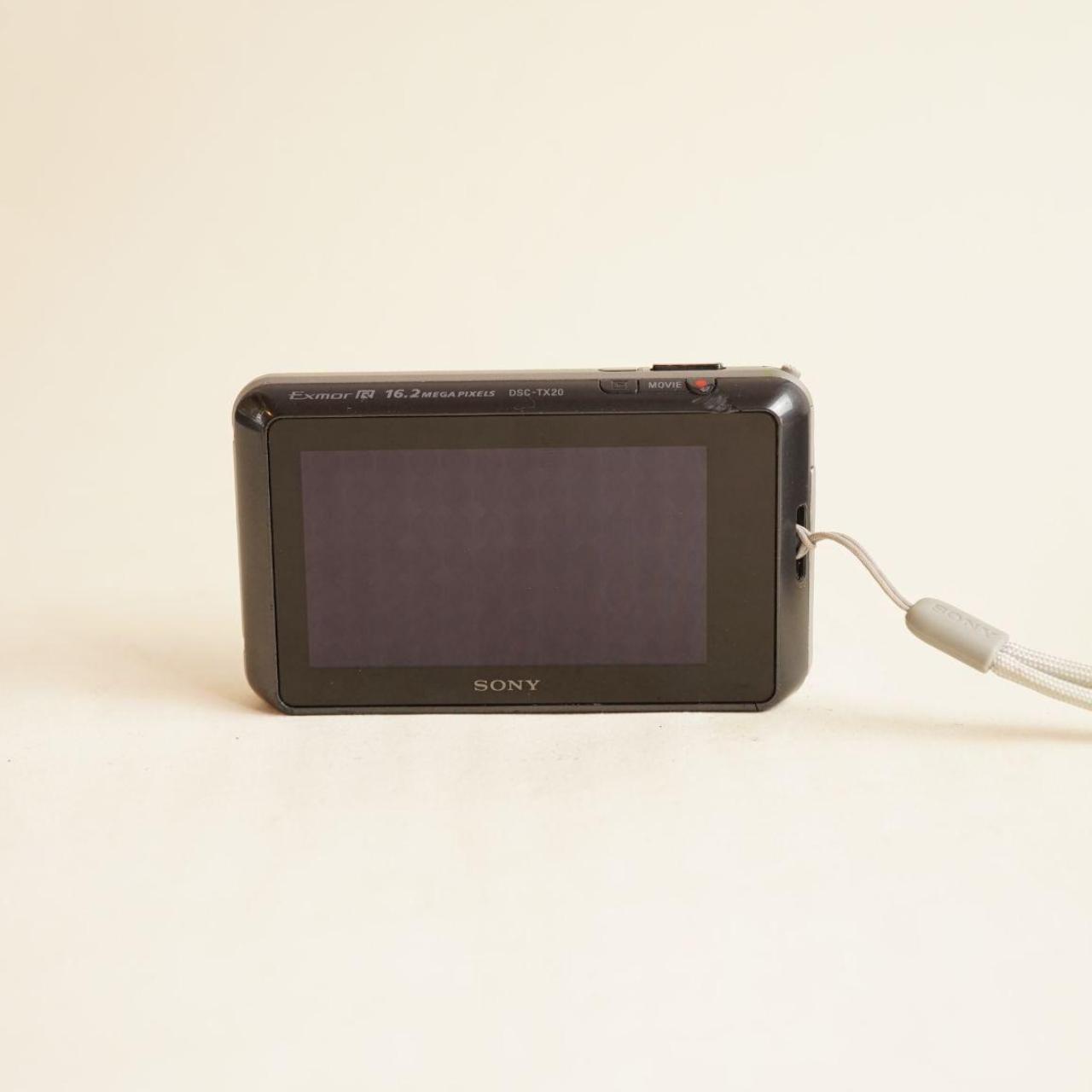 Sony Cyber-shot DSC-TX20 Digital Camera | 16.2MP | Tested & Working | Silver & Green