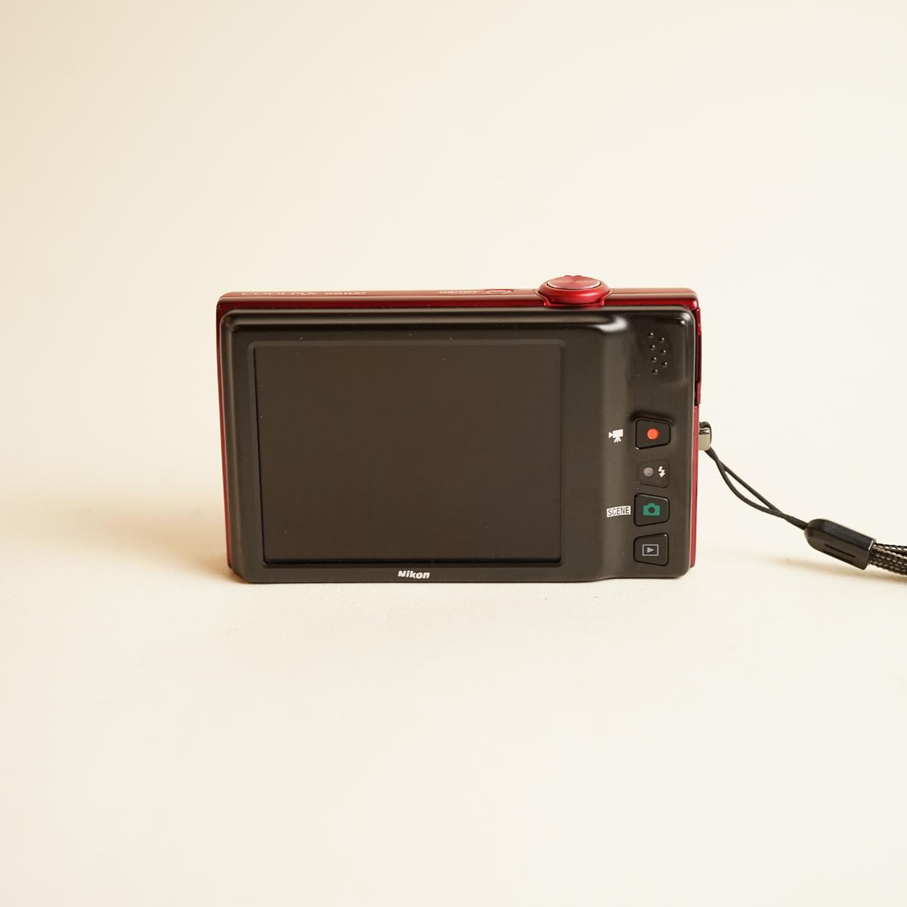 Nikon Coolpix S6100 Digital Camera | 16.0MP | Tested & Working | Red