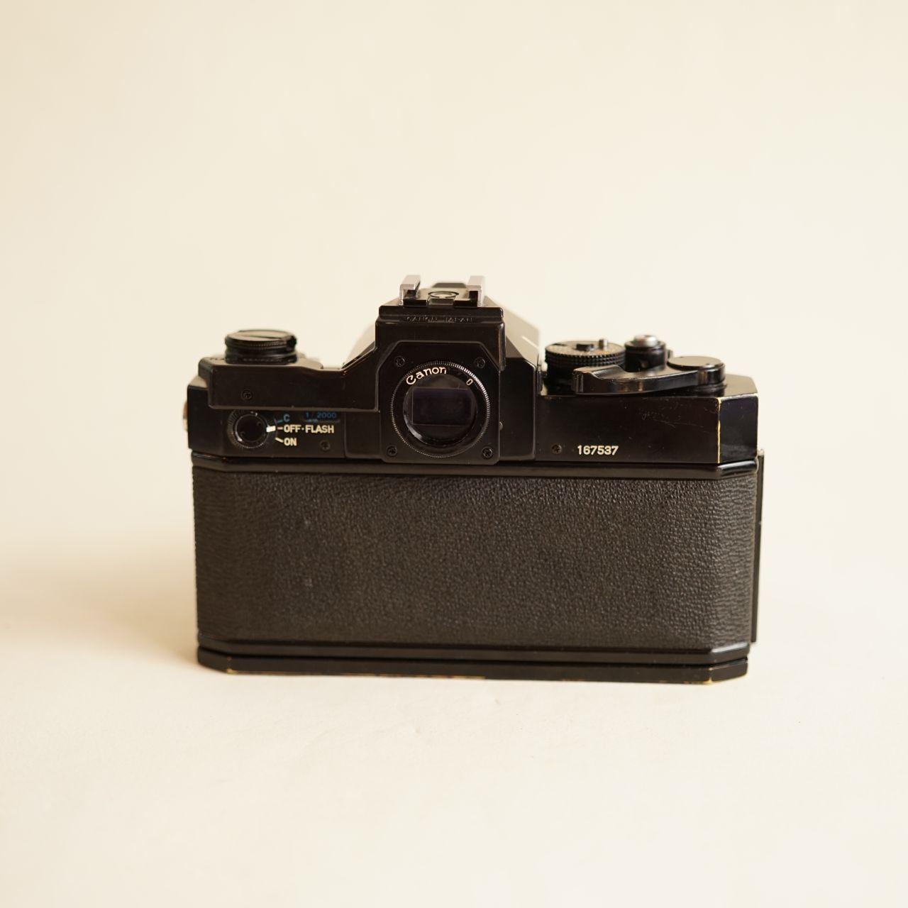 Canon F-1 | FULLY CLA'D | 35mm SLR Film Camera | Tested & Working | Black