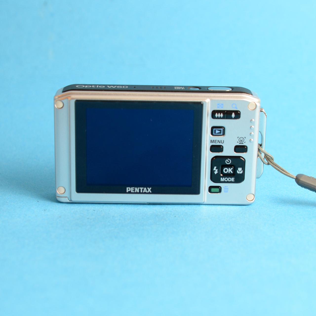 Pentax Optio W60 Digital Camera | 10MP | Tested & Working | BLUE