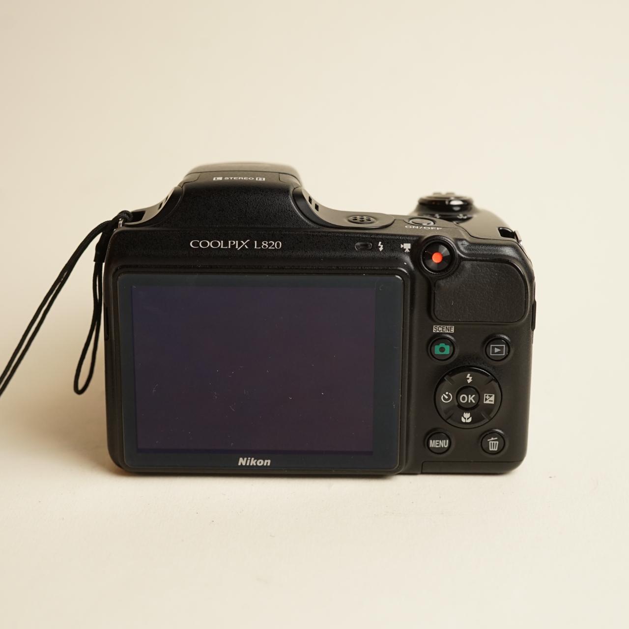 Nikon Coolpix L820 Digital Camera | 16MP | Tested & Working | Black