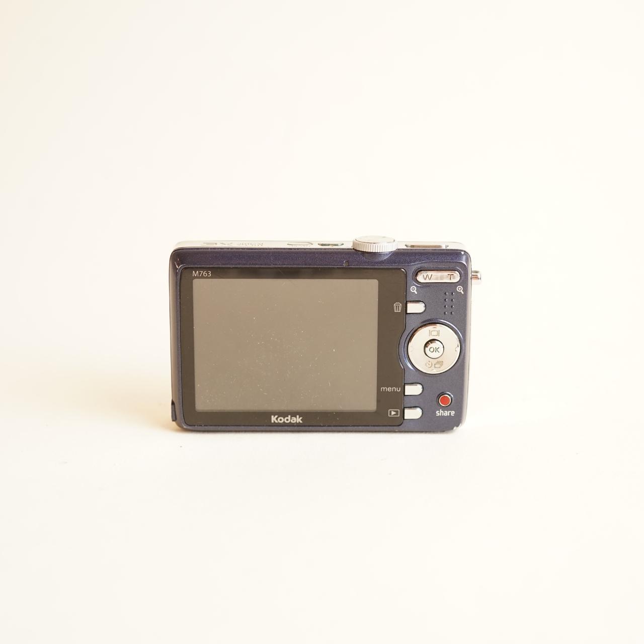 Kodak EasyShare M763 Digital Camera | 7.2MP | Tested & Working | Dark Blue