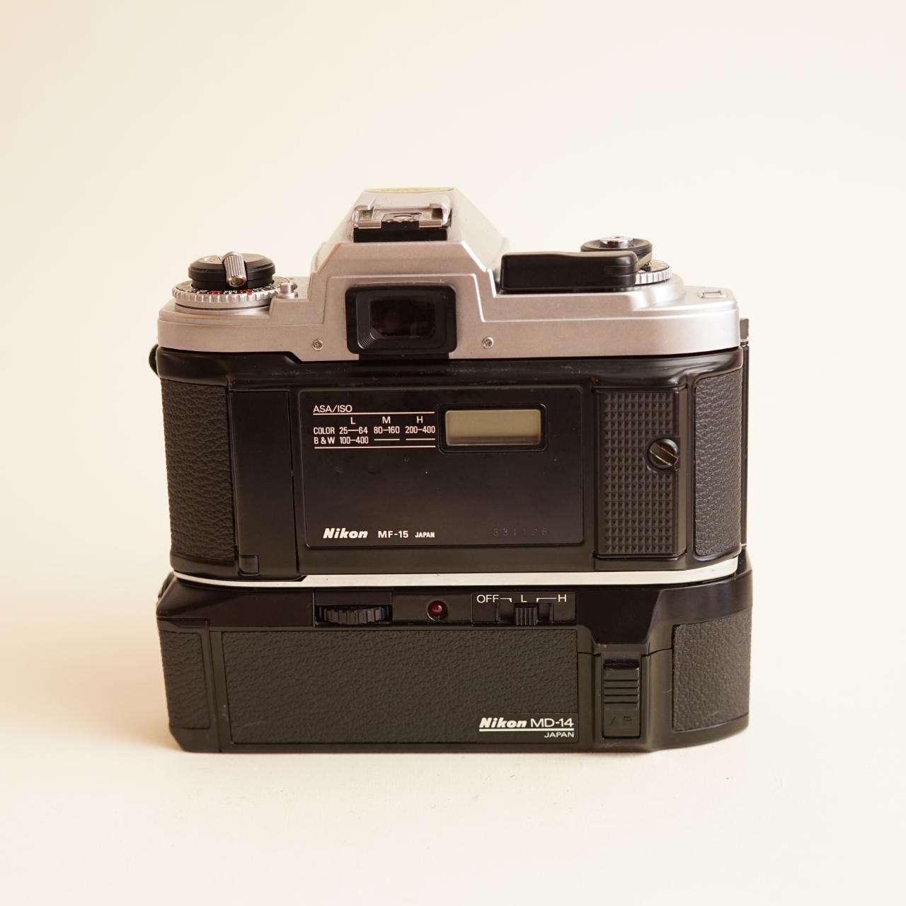 Nikon FG Film Camera | 35mm SLR Camera | Tested & Working | Black & Silver