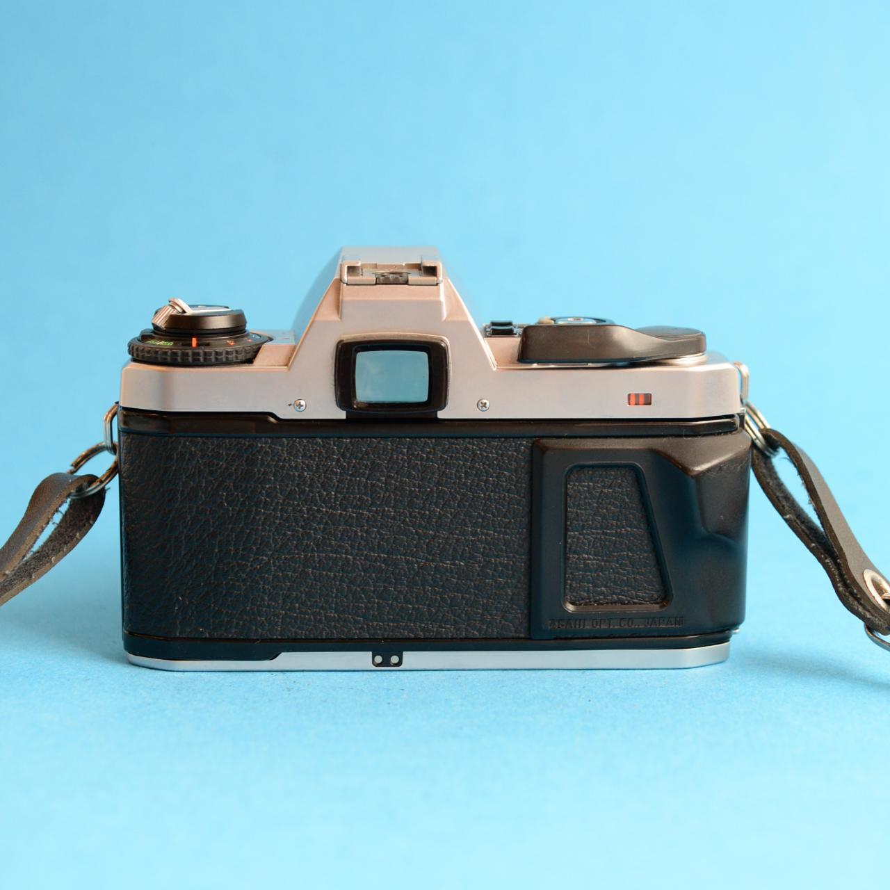 Pentax Super Program Film Camera | 35mm SLR | Tested & Working | Silver & Black