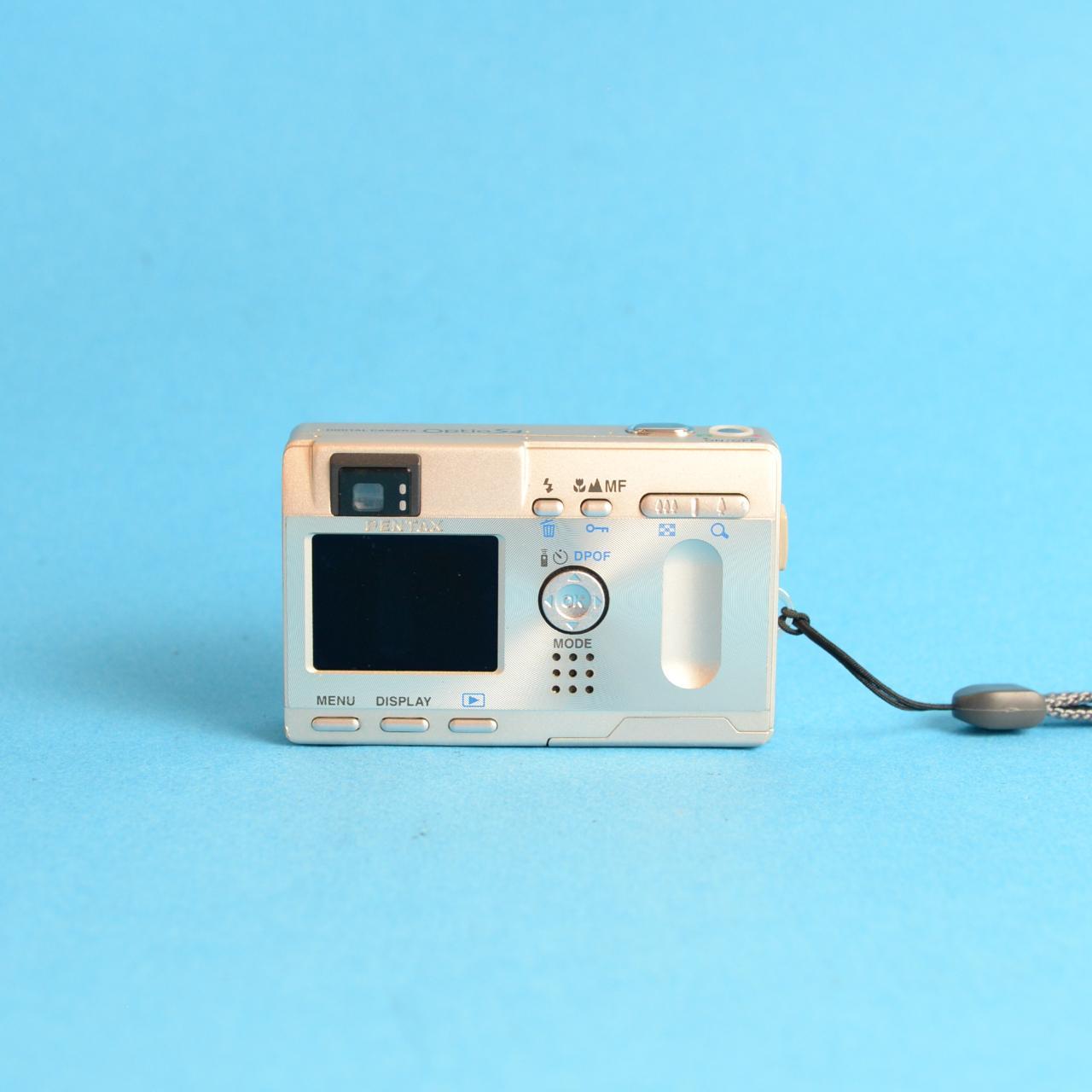 Pentax Optio S4 Digital Camera | 4.0MP | Tested & Working | Silver