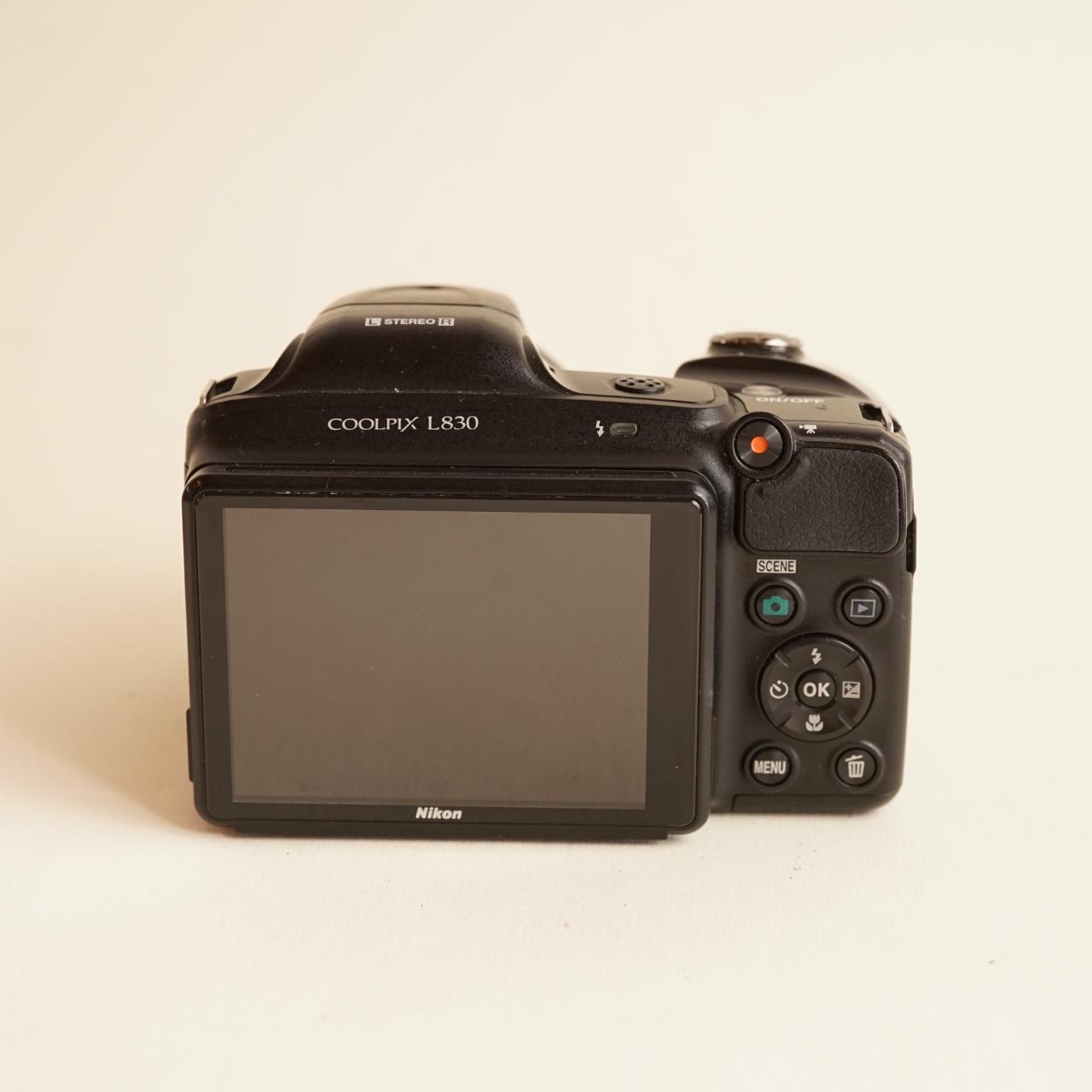 Nikon Coolpix L830 Digital Camera | 16MP | Tested & Working | Black