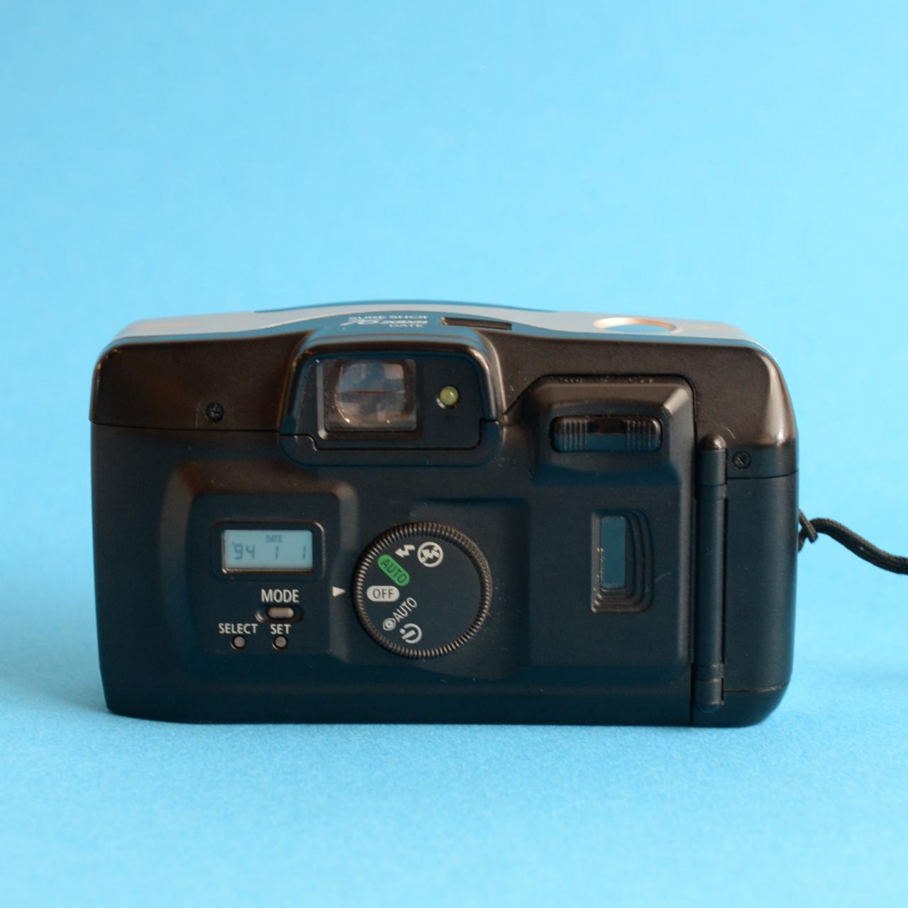 Canon Sure Shot 76 Zoom Date Film Camera | 35mm Point & Shoot | Tested & Working | Silver