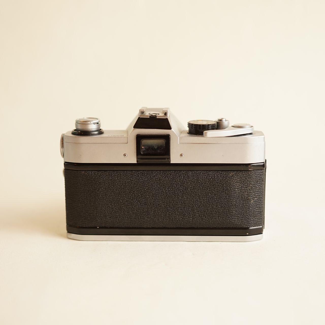 Canon TX 35mm SLR Film Camera with Canon FD 50mm f/1.8 Lens | Tested & Working | Silver & Black