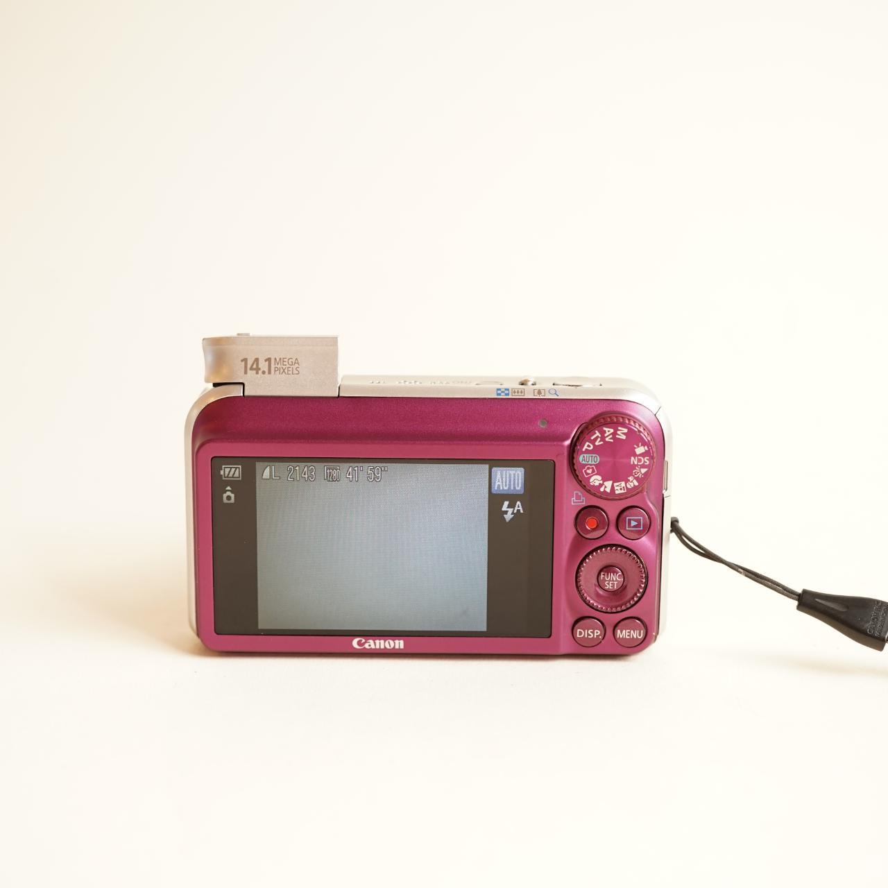 Canon PowerShot SX210 IS Digital Camera | 14.1MP | Tested & Working | Purple
