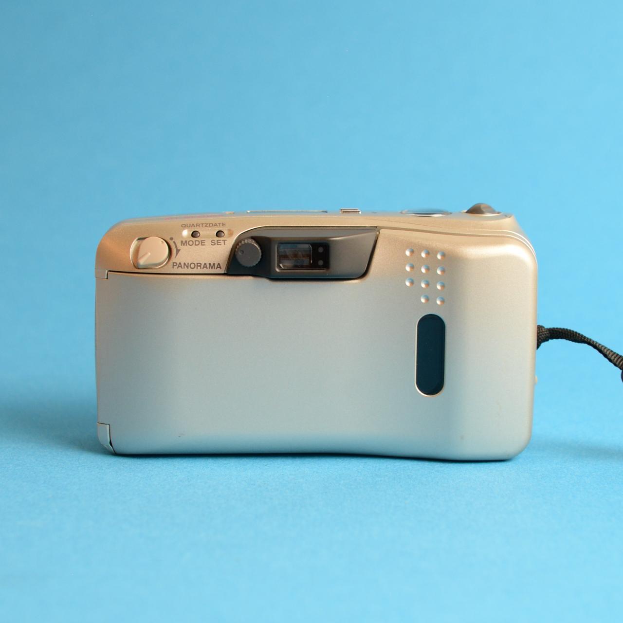 Olympus Infinity Stylus Zoom 140 DLX Film Camera | 35mm Point & Shoot | Tested & Working | Silver