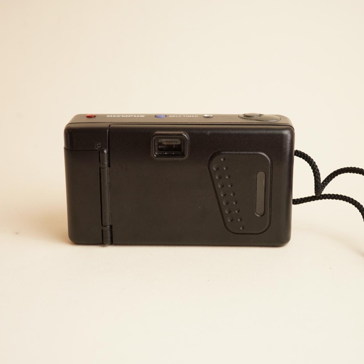 Olympus AM-100 Film Camera | 35mm Point & Shoot | Tested & Working | Black