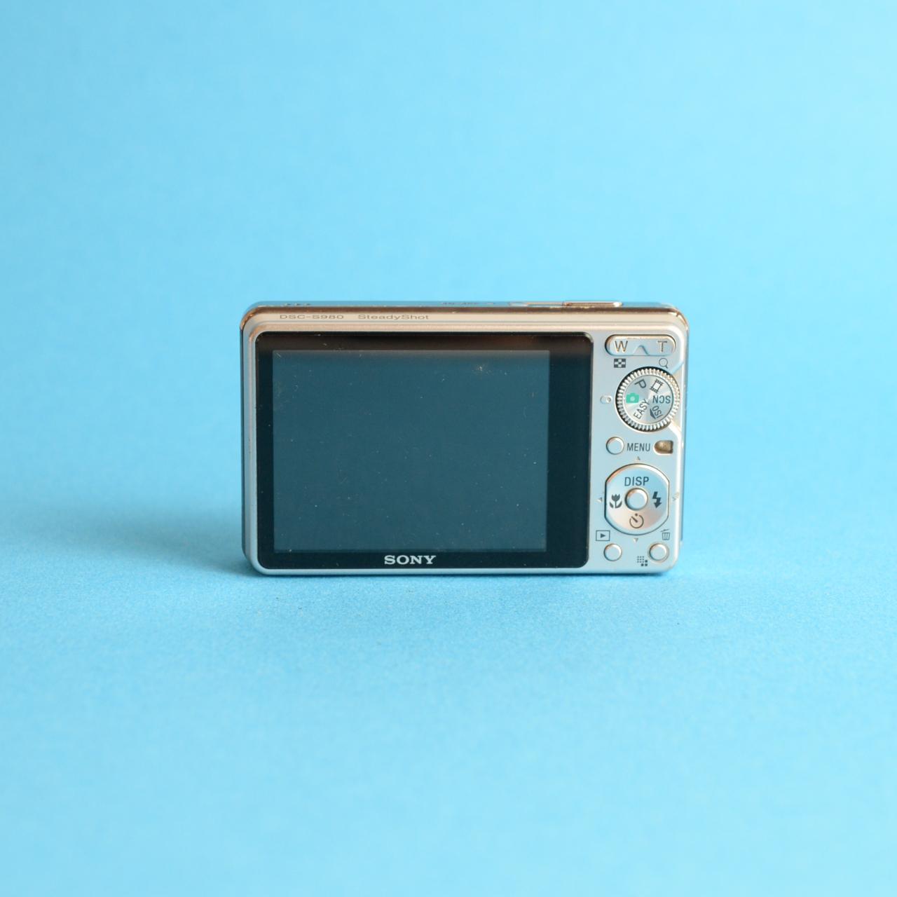 Sony Cyber-shot DSC-S980 Digital Camera | 12.1MP | Tested & Working | Silver