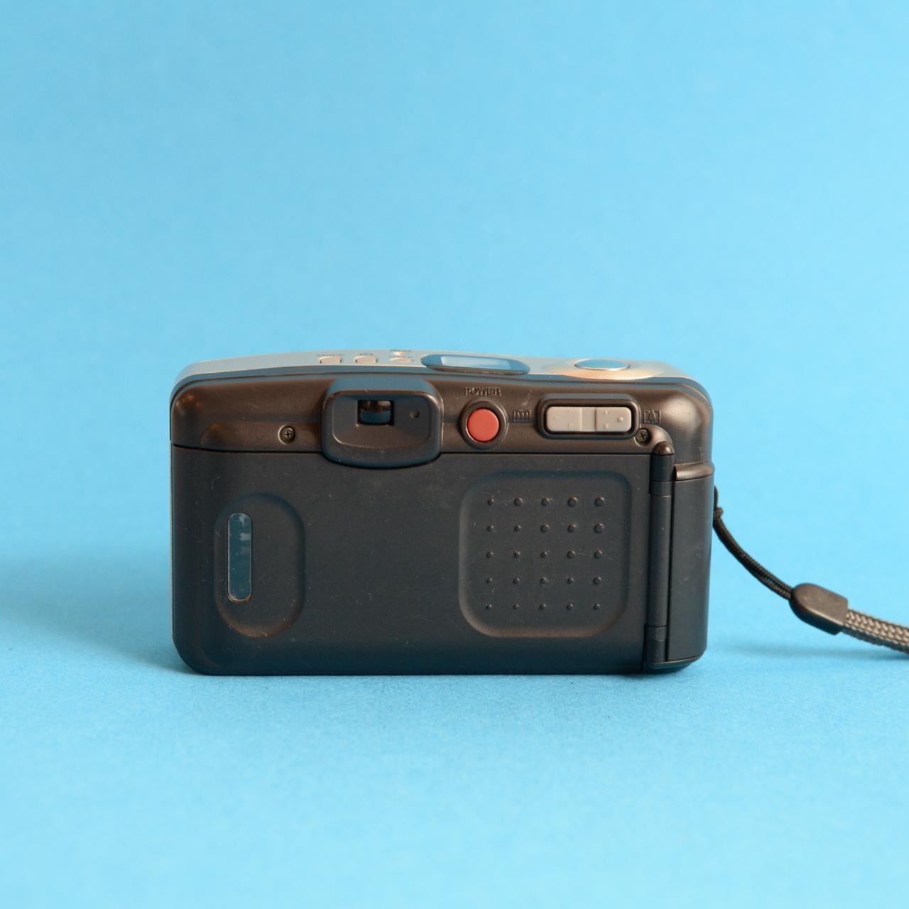 Fujifilm Zoom Date 115 Film Camera | 35mm Point & Shoot | Tested & Working | Silvery Gold