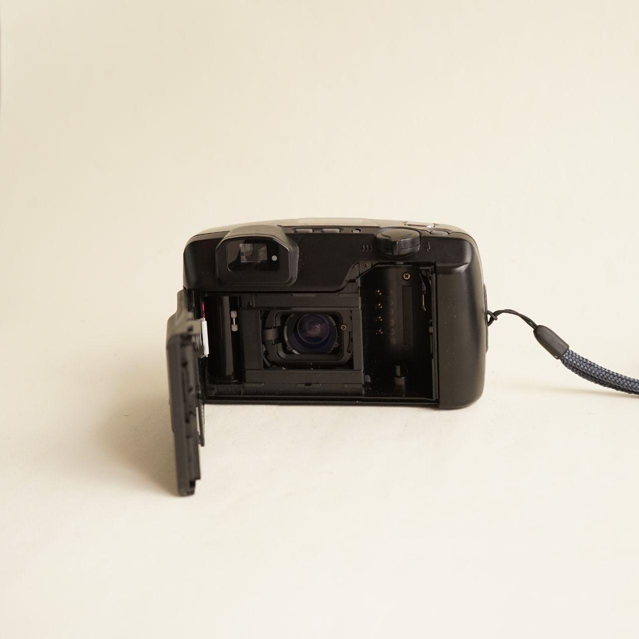 Pentax IQZoom EZY-80 Film Camera | 35mm Point & Shoot | Tested & Working | Grey