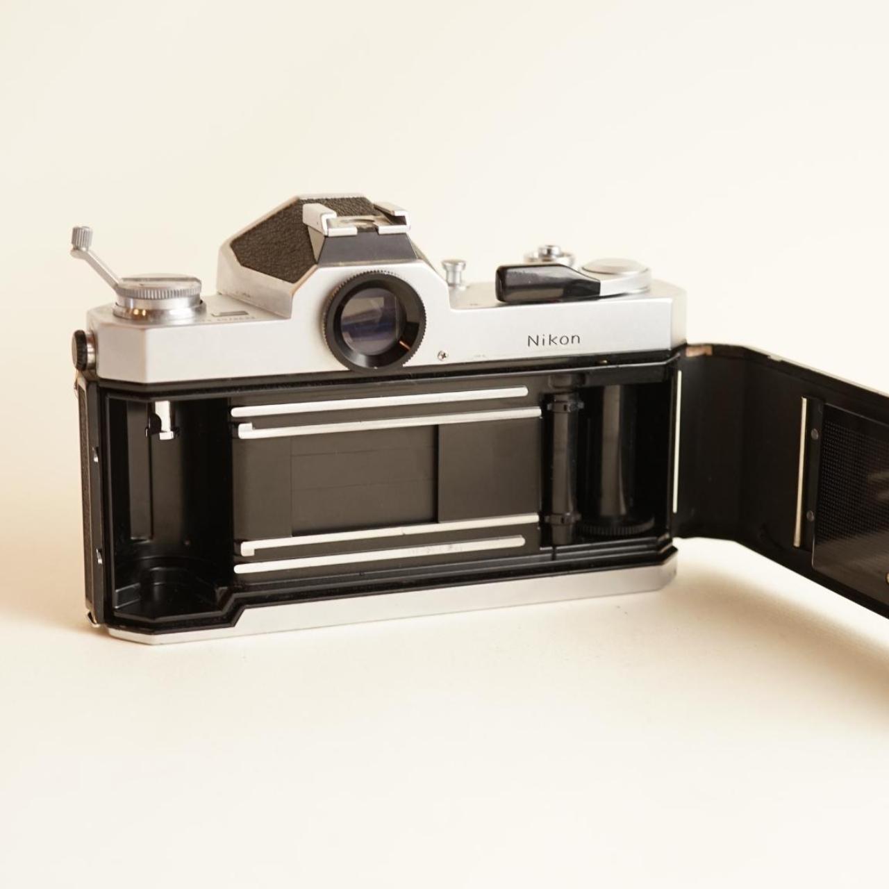 Nikkormat FT3 35mm SLR Film Camera | Tested & Working | Silver & Black