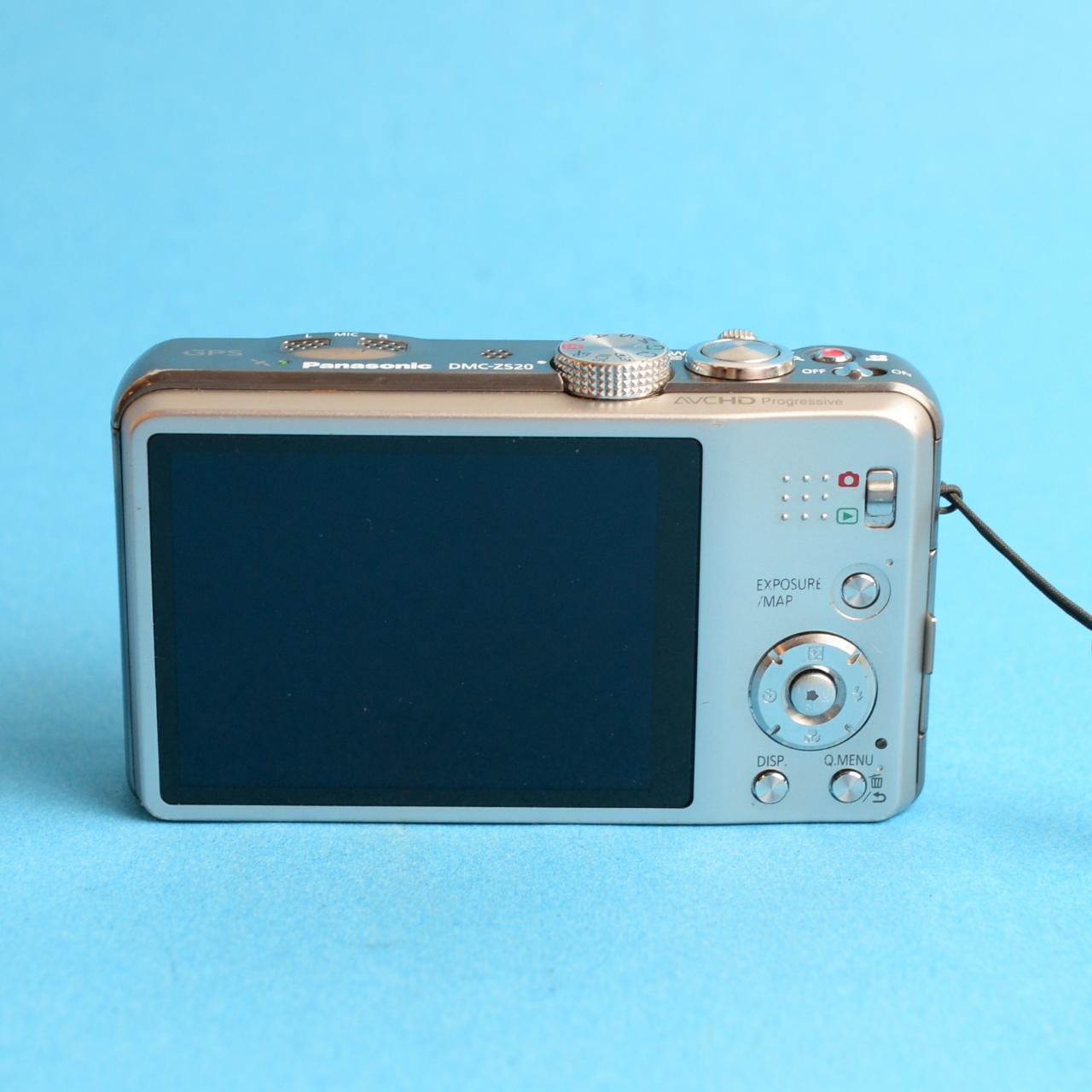 Panasonic Lumix DMC-ZS20 Digital Camera | 14.1MP | Tested & Working | Silver