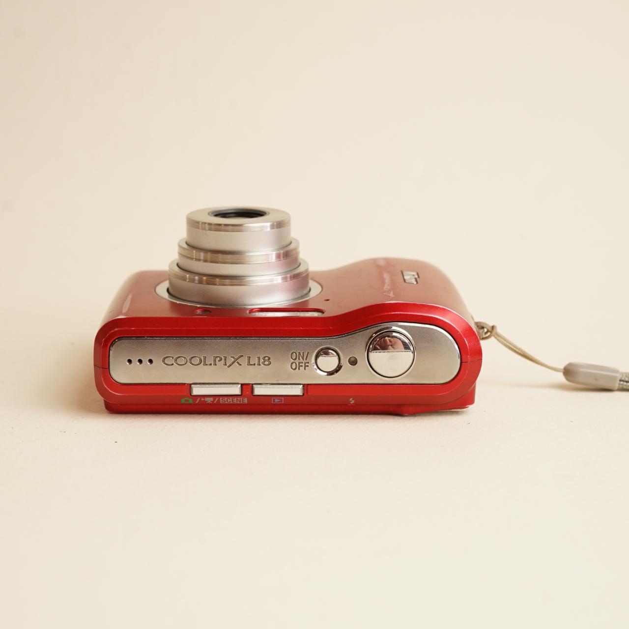 Nikon Coolpix L18 Digital Camera | 8.0MP | Tested & Working | Red