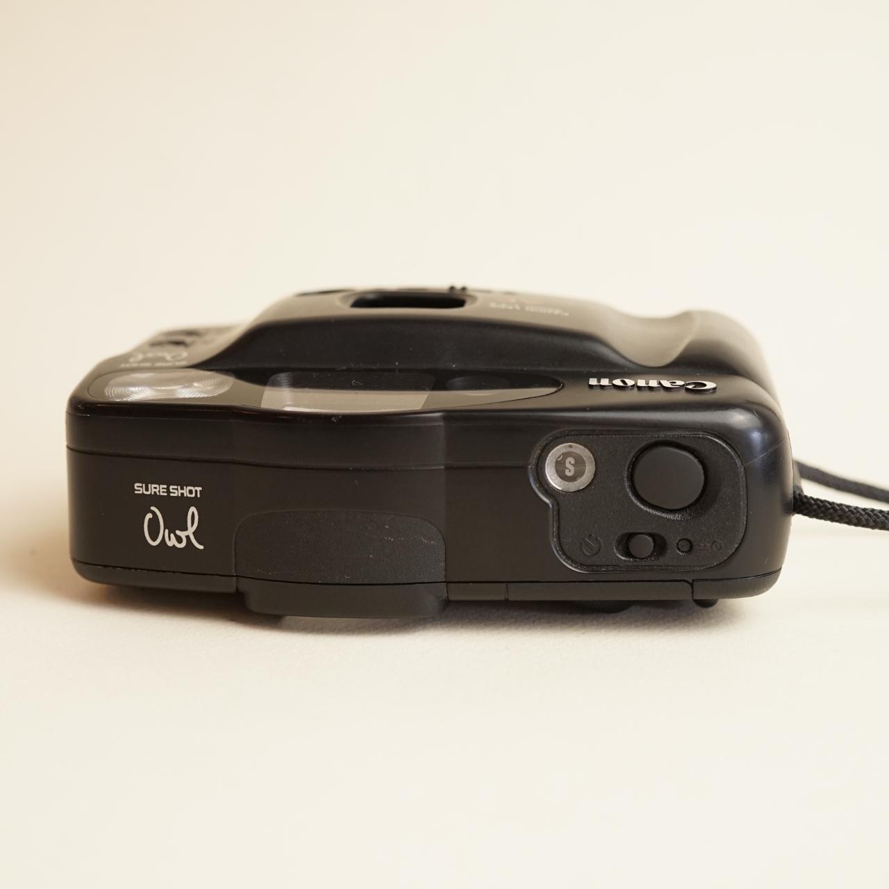 Canon SureShot Owl Film Camera | 35mm Point & Shoot | Tested & Working | Black