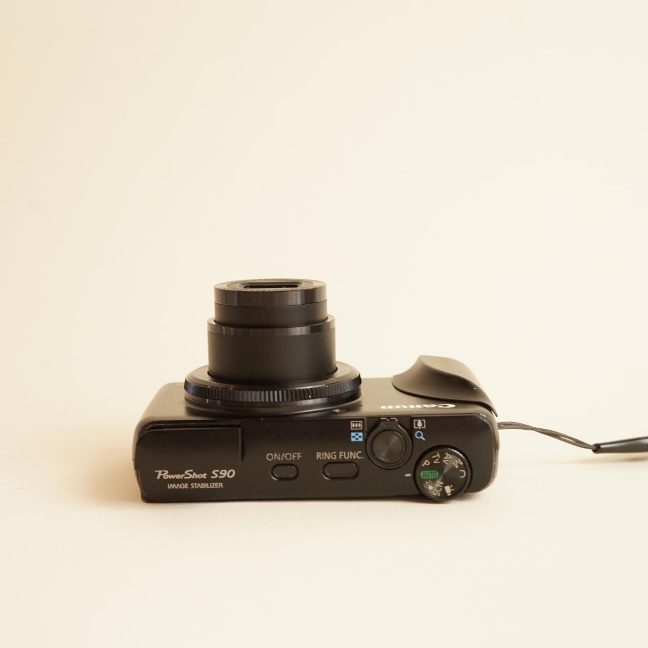 Canon PowerShot S90 Digital Camera | 10MP | Tested & Working | Black