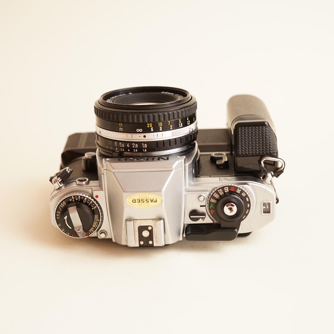 Nikon FG Film Camera | 35mm SLR Camera | Tested & Working | Black & Silver