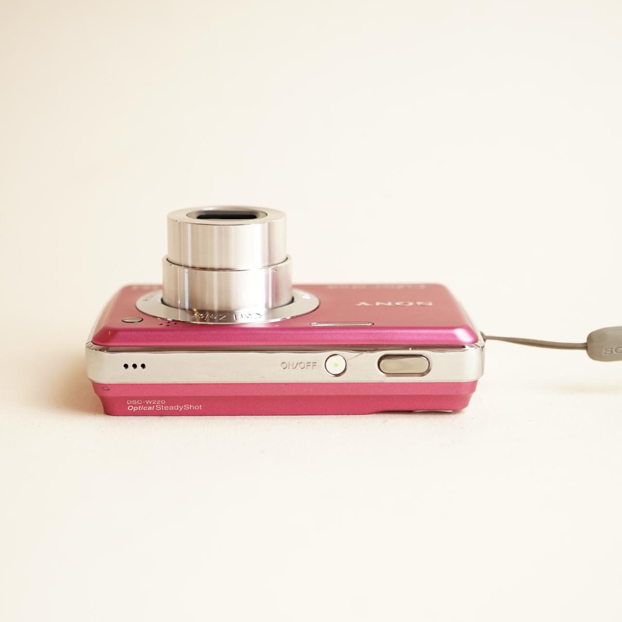 Sony Cyber-shot DSC-W220 Digital Camera | 12.1MP | Tested & Working | Pink