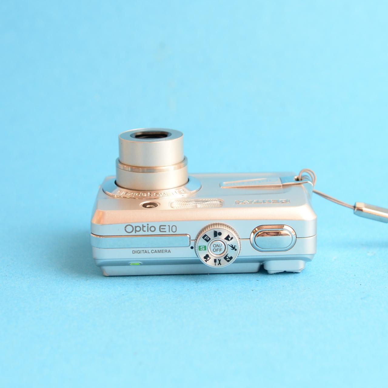 Pentax Optio E10 Digital Camera | 6MP | Tested & Working | Silver