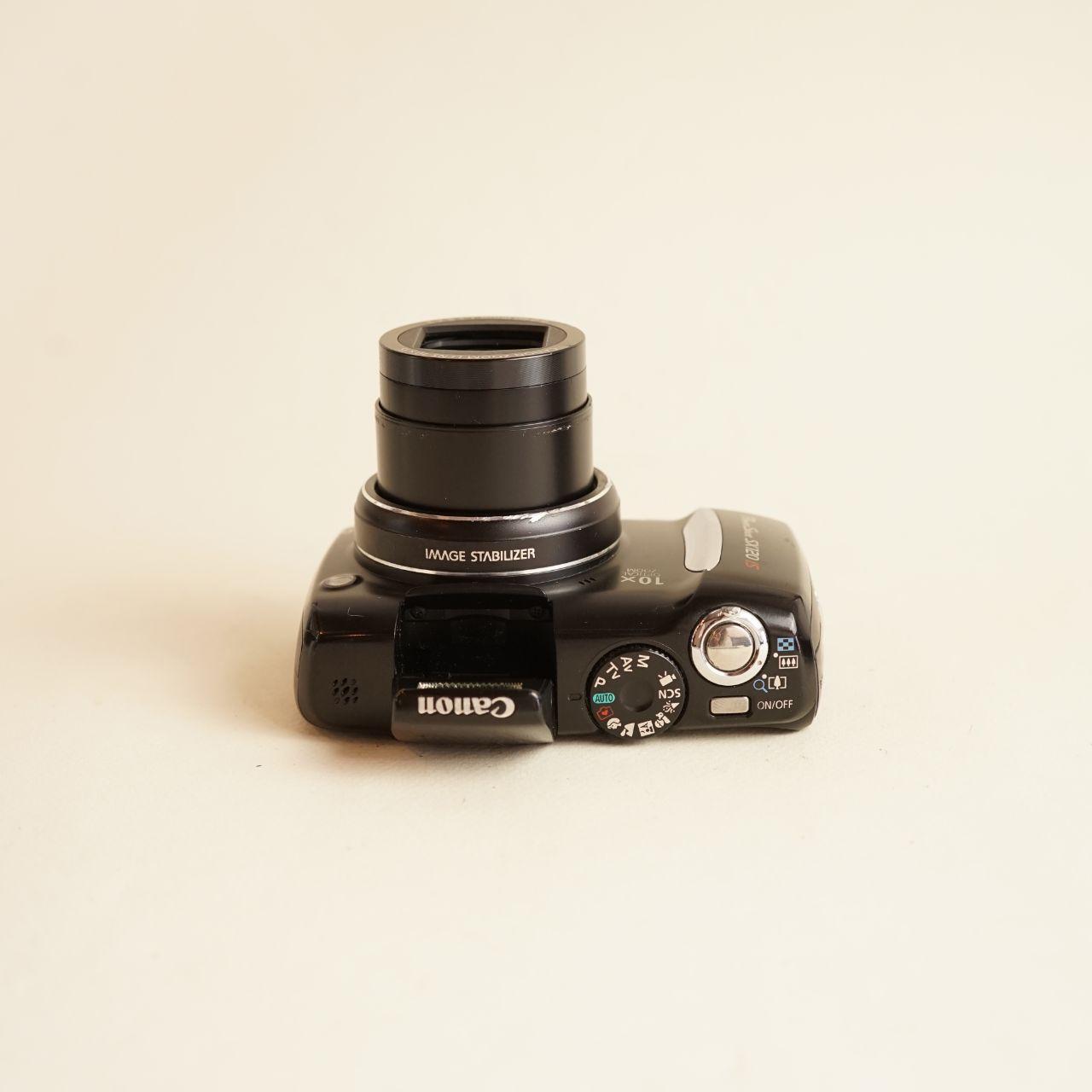 Canon PowerShot SX120 IS Digital Camera | 10MP | Tested & Working | Black