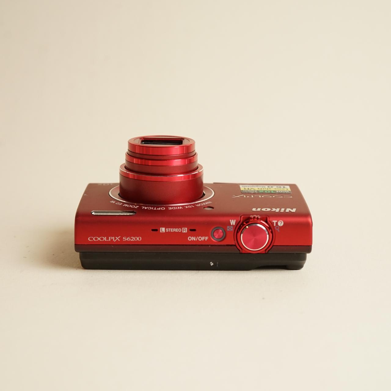 Nikon Coolpix S6200 Digital Camera | 16MP | Tested & Working | Red