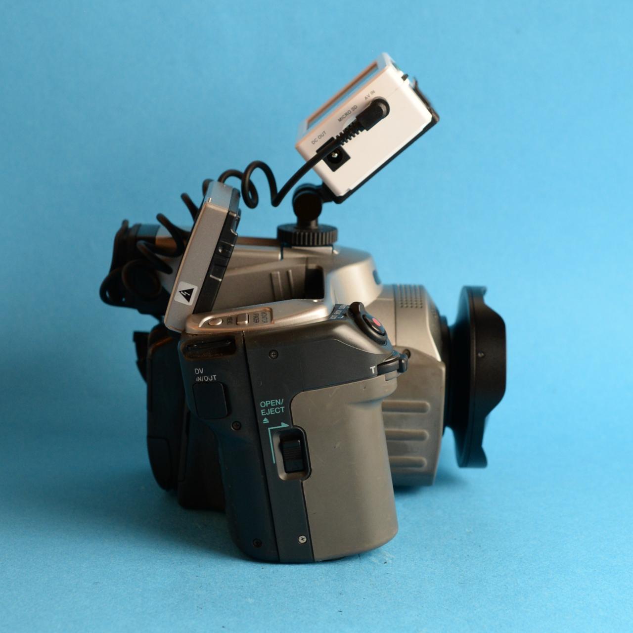 Canon Optura Tapeless Camcorder Setup Fisheye Lens | Camcorder | Tested & Working | Silver