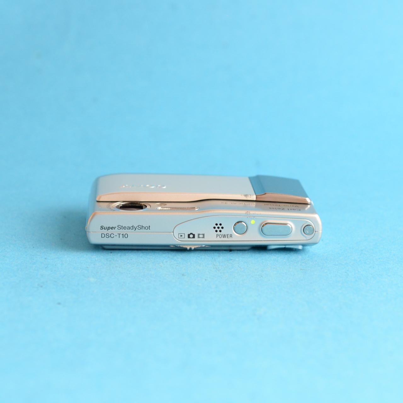 Sony Cyber-shot DSC-T10 Digital Camera | 7.2MP | Tested & Working | Silver