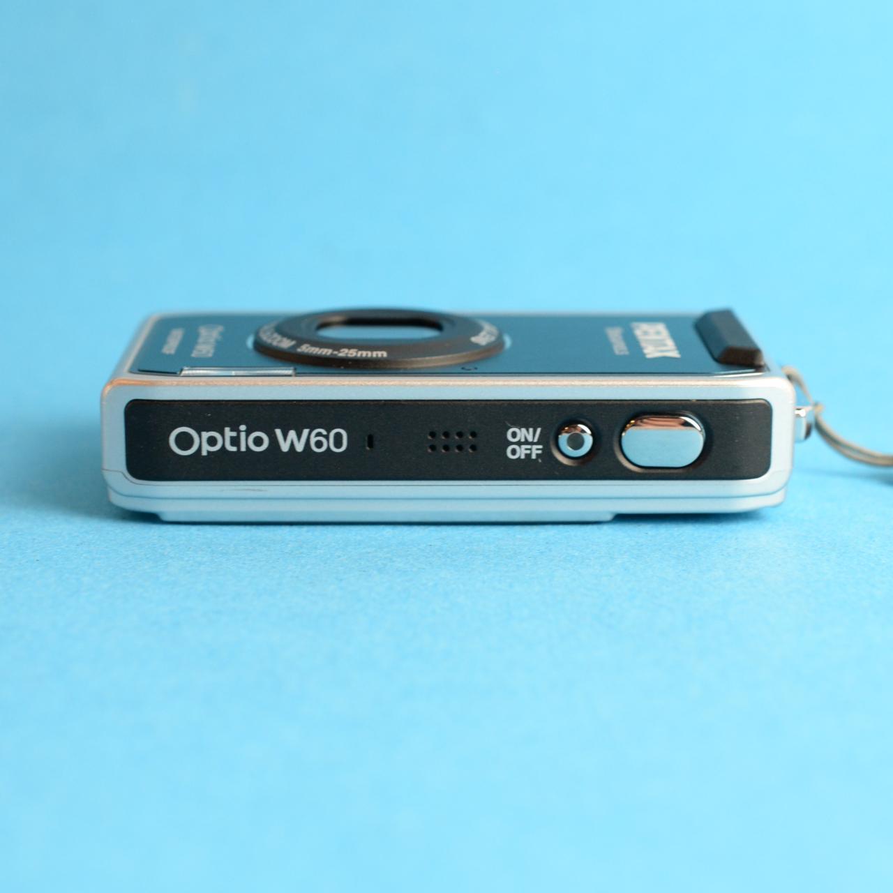 Pentax Optio W60 Digital Camera | 10MP | Tested & Working | BLUE