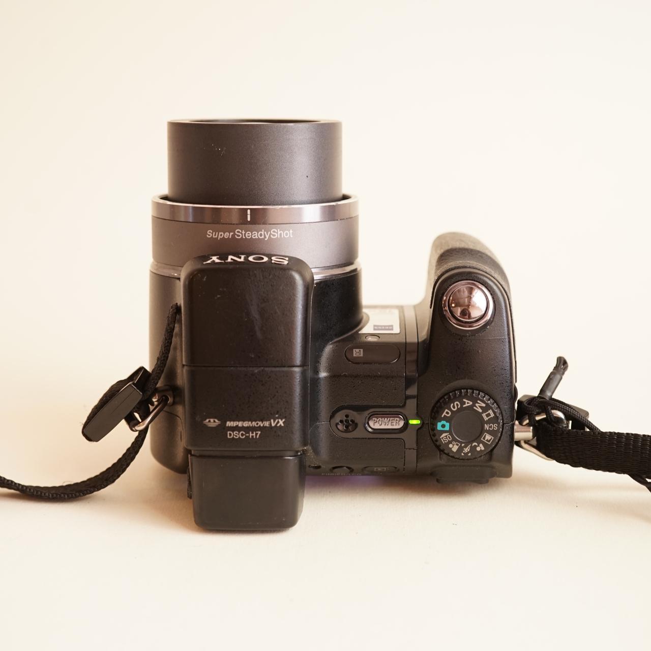 Sony Cyber-shot DSC-H7 Digital Camera | 8.1MP | Tested & Working | Black