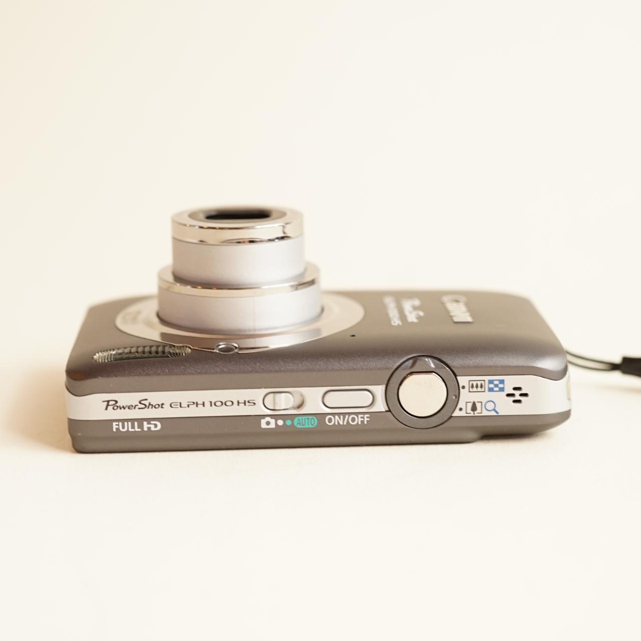Canon PowerShot ELPH 100 HS Digital Camera | 12.1MP | Read Description | Grey