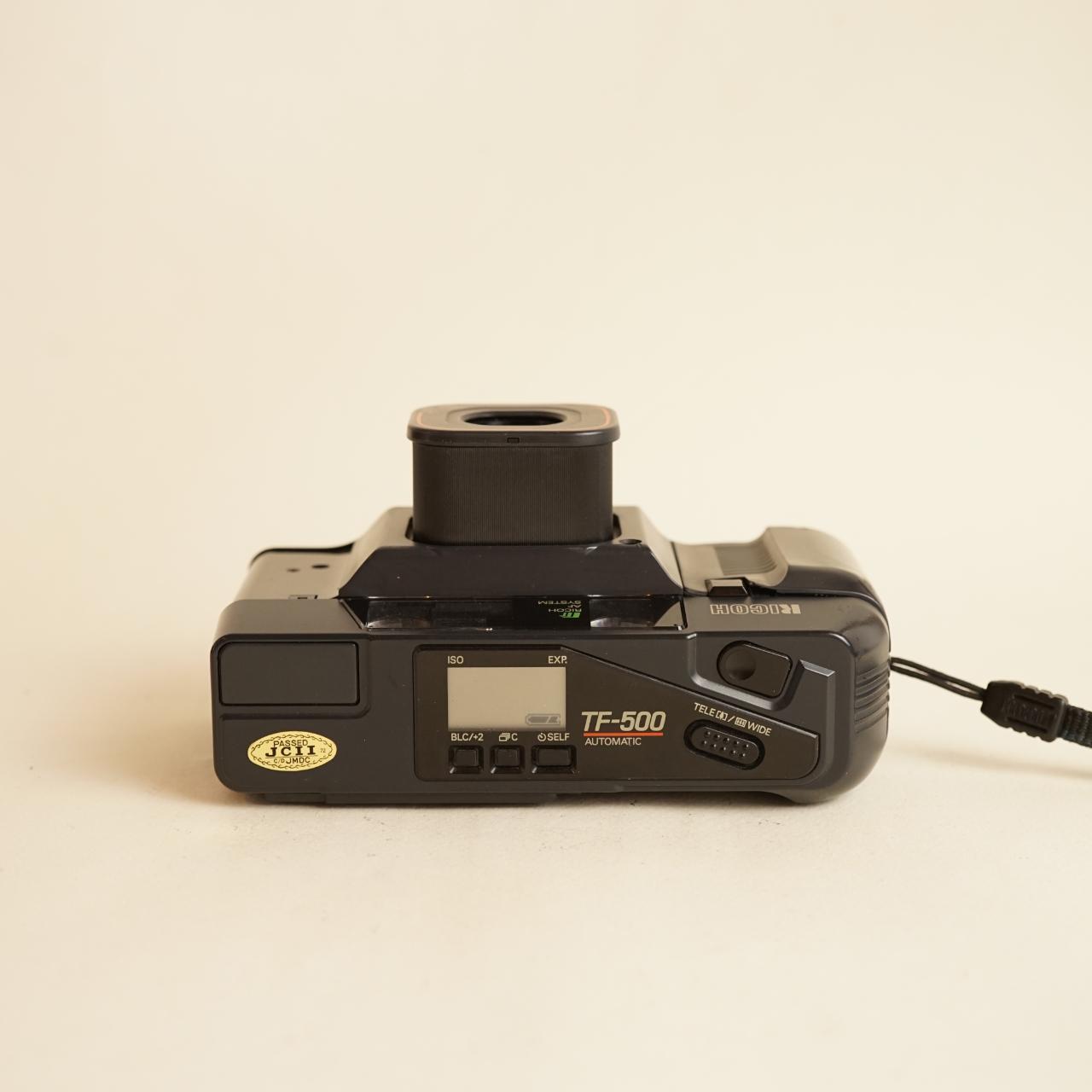 Ricoh TF-500 Film Camera | 35mm Point & Shoot | Black | Tested & Working